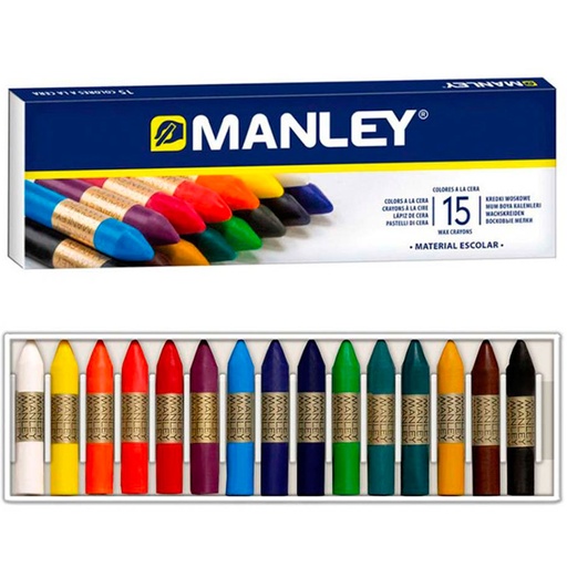 Ceras blandas de 15 colores Manley