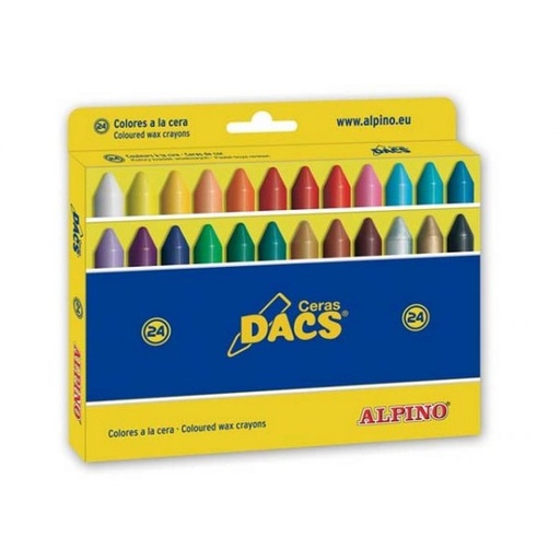 Ceras de 24 colores Dacs