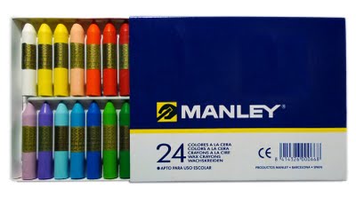 Ceras de 24 colores Manley