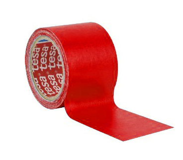 Cinta de precintar disfraz roja 66 m. x 50 mm. Tesa