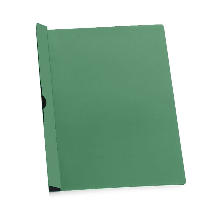 Carpeta dossier con pinza lateral 30 hojas Din A4 verde 