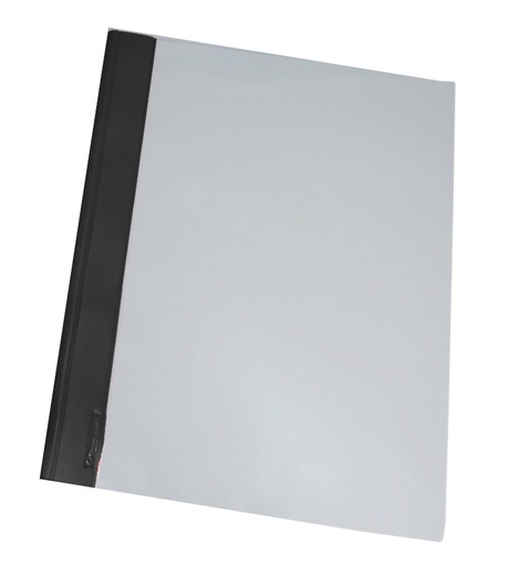 Dossier fástener metálico Folio negro 150 µ Grafoplás