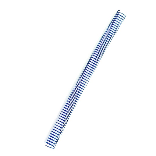 Espiral metálico azul 18 mm 5:1