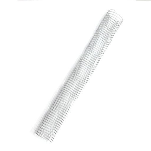 Espiral metálico blanco 40 mm 5:1