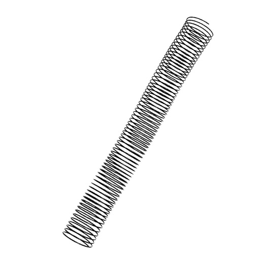 Espiral metálico negro 40 mm 5:1