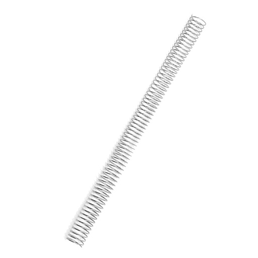 Espiral metálico plata 18 mm 5:1