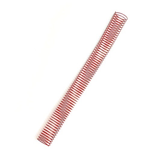 Espiral metálico rojo 28 mm 5:1