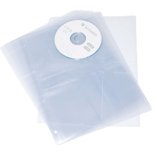 Fundas de 4 taladros A4 para CD Grafoplás (Pack 10)