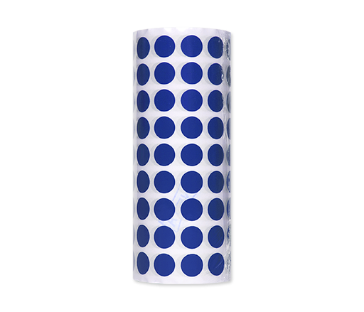 Rollo de gomets circulares azules de 10 mm Kids Apli