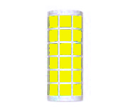 Rollo de gomets cuadrados amarillos de 15 mm Kids Apli