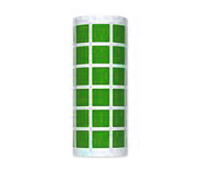Rollo de gomets cuadrados verdes de 15 mm Kids Apli