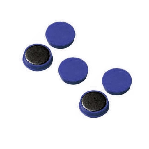 Imanes redondo 30 mm azul (Pack 5 unidades)