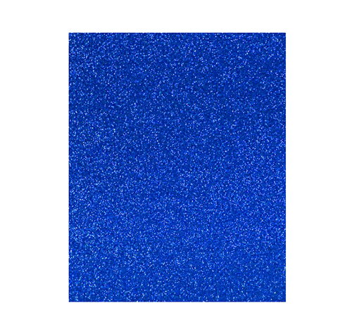 Lámina de goma EVA 40 x 60 azul purpurina Fixo