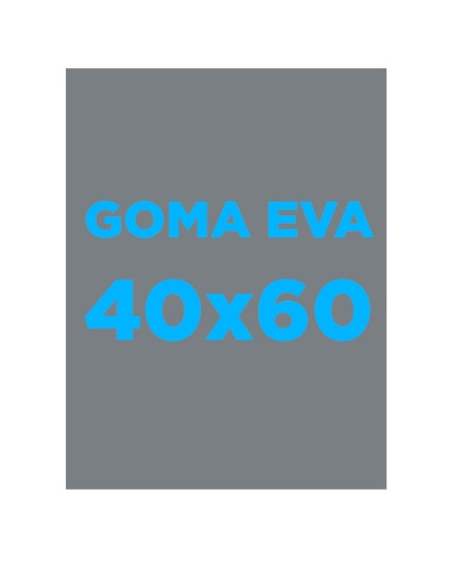 Lámina de goma EVA 40 x 60 cm. 2 mm. gris Fixo Kids