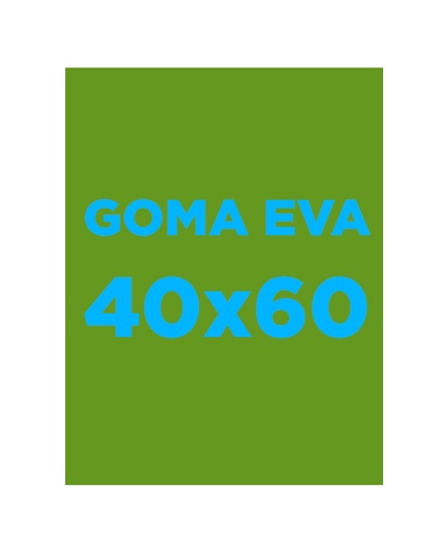 Lámina de goma EVA 40 x 60 cm. 2 mm. verde oscuro Fixo Kids
