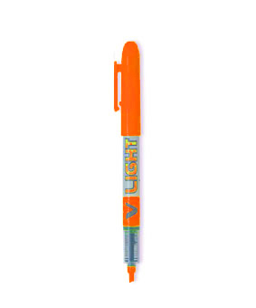 Marcador fluorescente Pilot V Light naranja