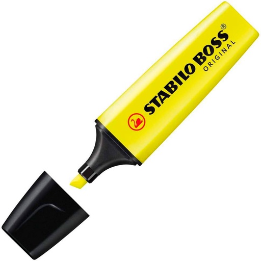 Rotulador fluorescente Stabilo Boss amarillo