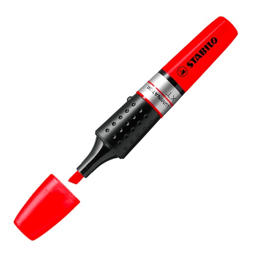 Marcador fluorescente Stabilo Luminator rojo