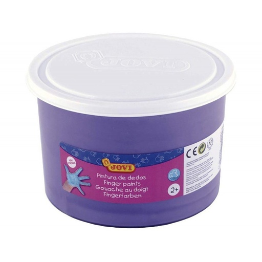 Pintura para dedos violeta 500 ml Jovi