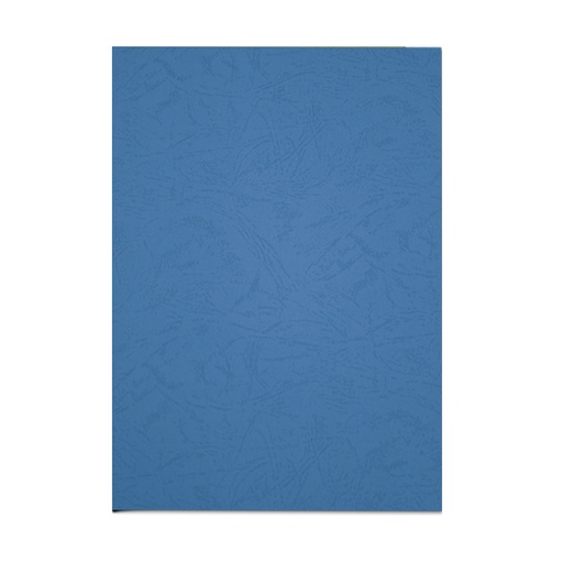 Portada de encuadernación A4 azul de cartulina de 250 g/m² Fixo