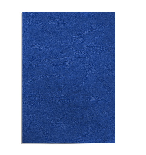 Portada de encuadernación A4 azul oscuro de cartulina de 250 g/m² Fellowes
