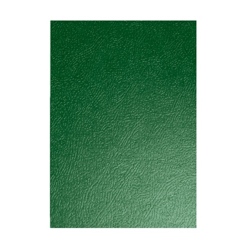 Portada de encuadernación A4 verde de cartón de 500 g/m²