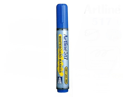 Rotulador para pizarra Artline 517 azul