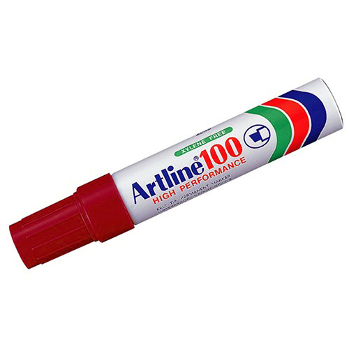 Rotulador permanente Artline 100 rojo