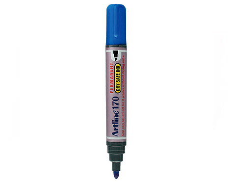 Rotulador permanente Artline 170 azul