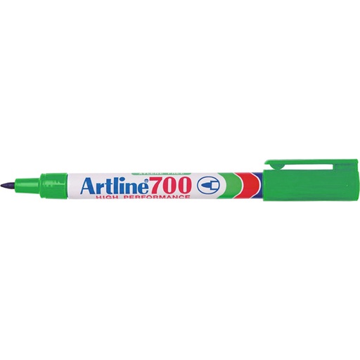 Rotulador permanente Artline 700 verde
