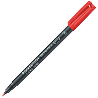 Rotulador permanente Staedtler Lumocolor 313 S rojo