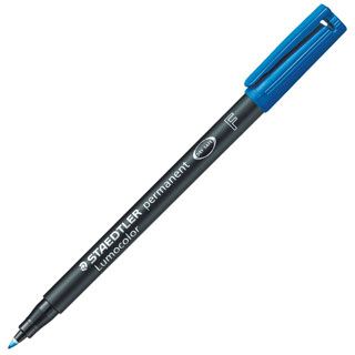 Rotulador permanente Staedtler Lumocolor 318 F azul