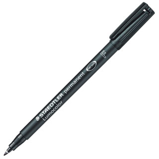 Rotulador permanente Staedtler Lumocolor 318 F negro