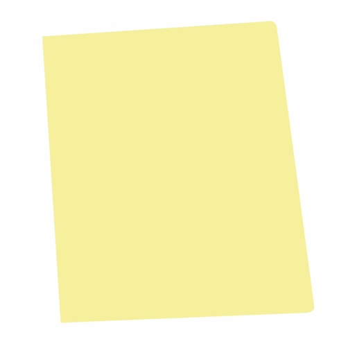 Subcarpeta A4 180 g/m² amarilla Gio