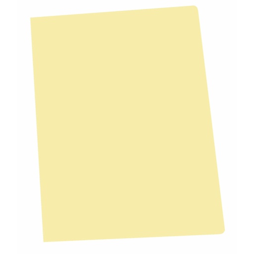 Subcarpeta Folio 180 g/m² amarilla Gio