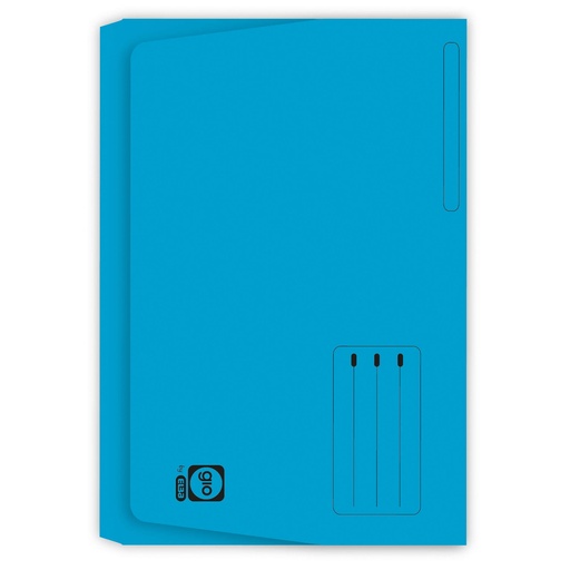 Subcarpeta Pocket Folio 320 g/m² azul Gio