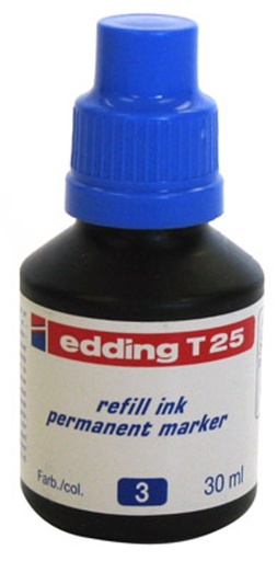Tinta para rotulador azul Edding