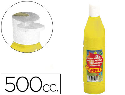 Témpera amarillo 500 ml Jovi