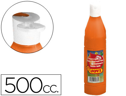 Témpera naranja 500 ml Jovi